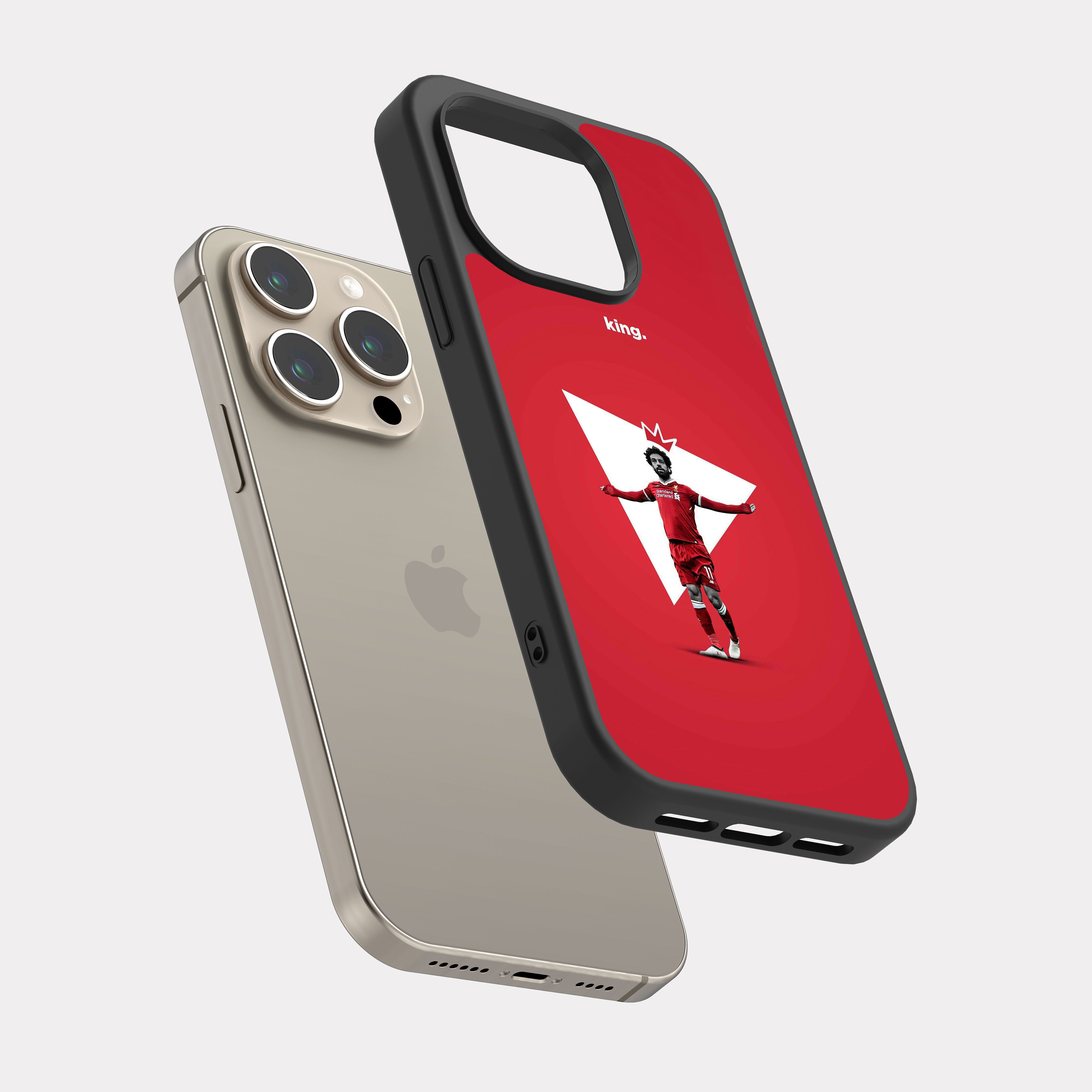 iPhone 15 Pro case cover Mohamed Salah Mo Liverpool Red
