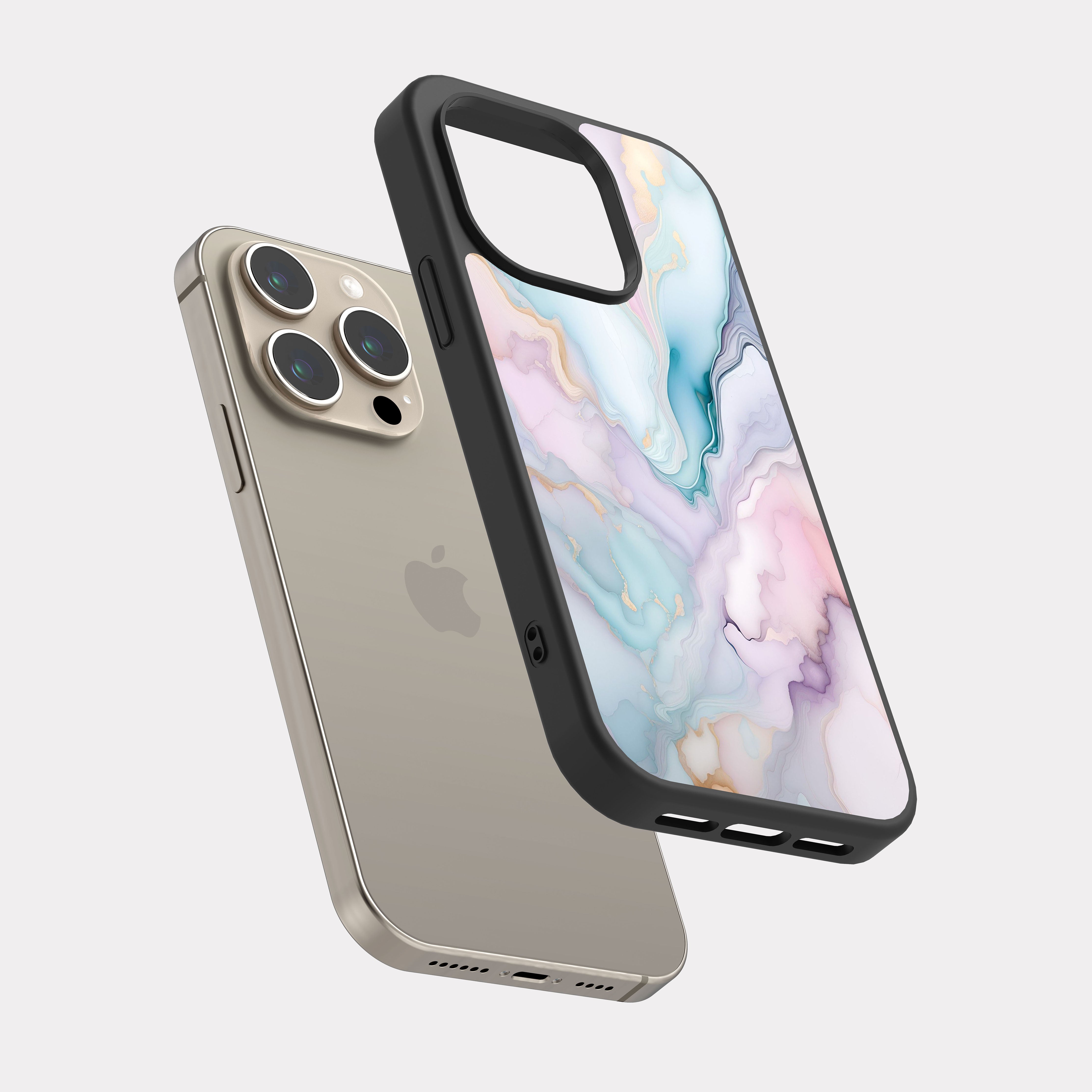 iPhone 15 Pro case cover Mixing Colors Multicolour