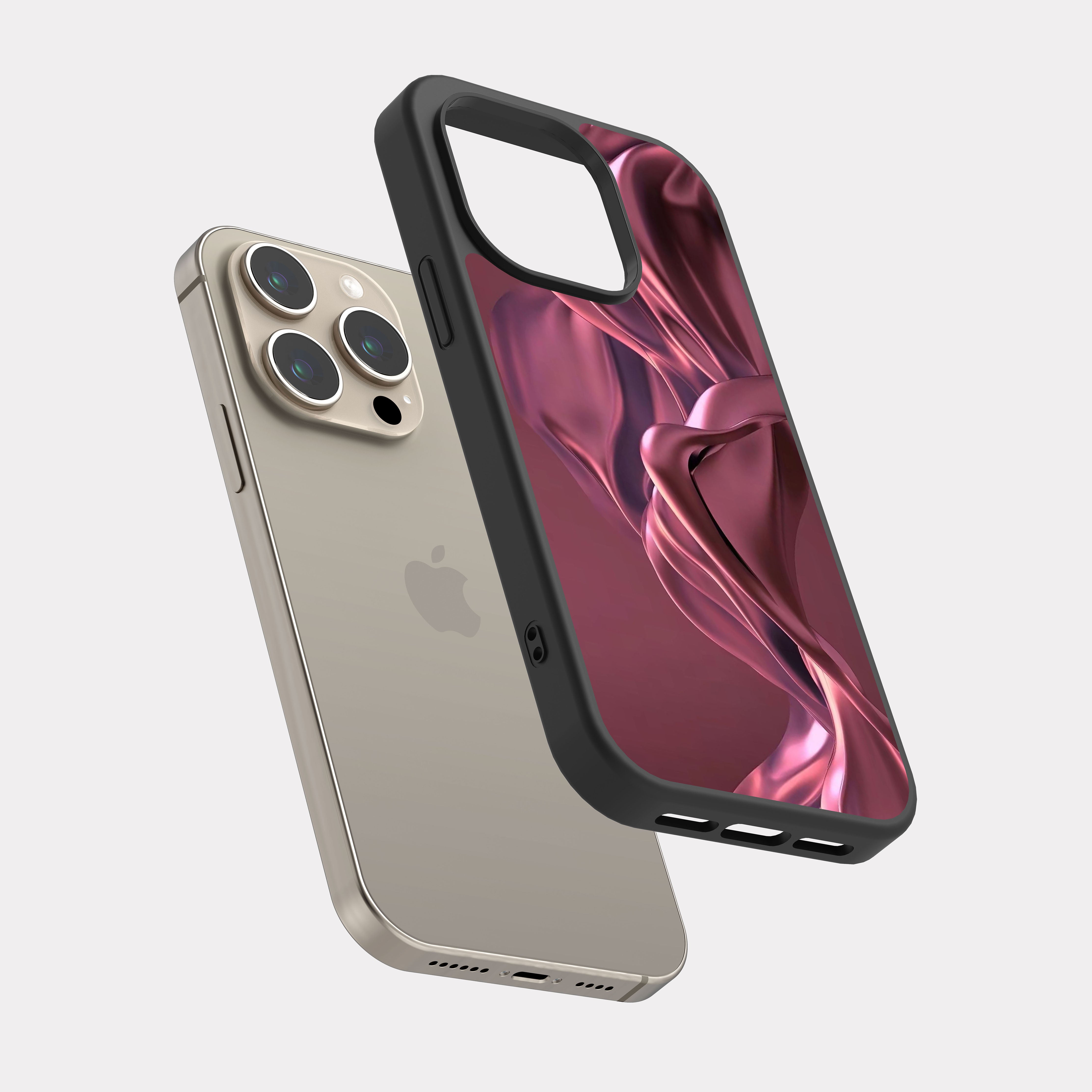 iPhone 15 Pro case cover Attractive Rose