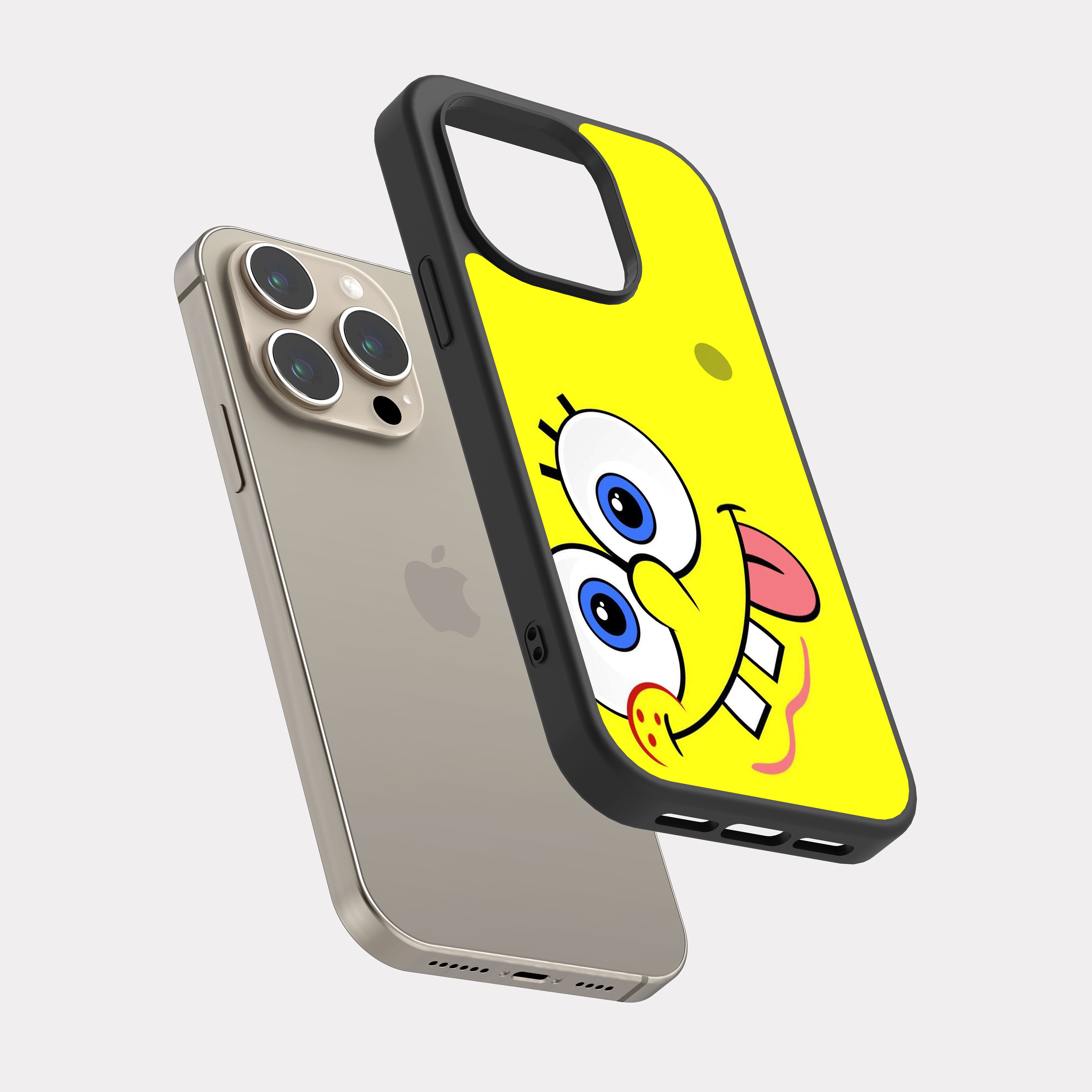iPhone 15 Pro case cover Funny SpongeBob
