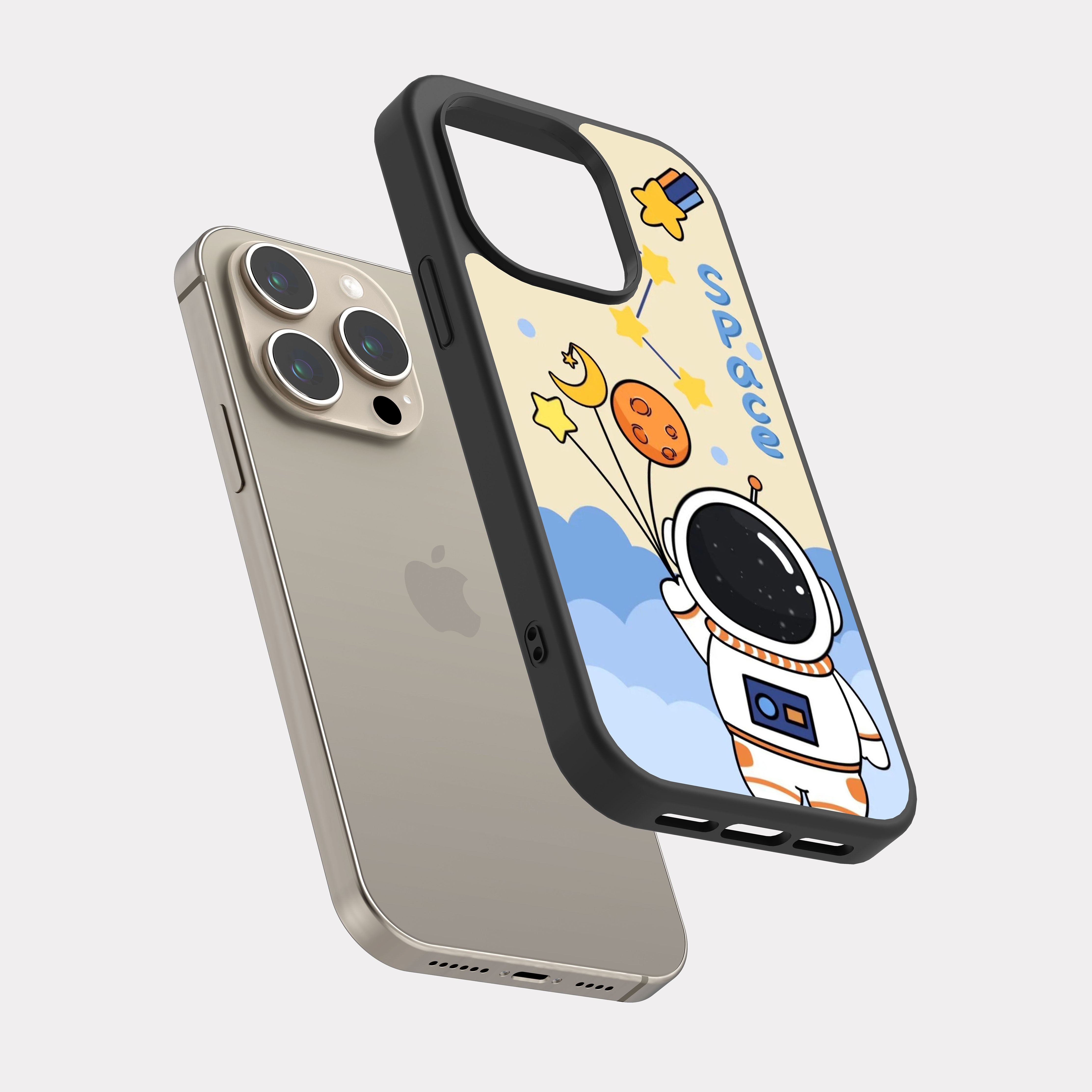 iPhone 15 Pro case cover Space And Kids