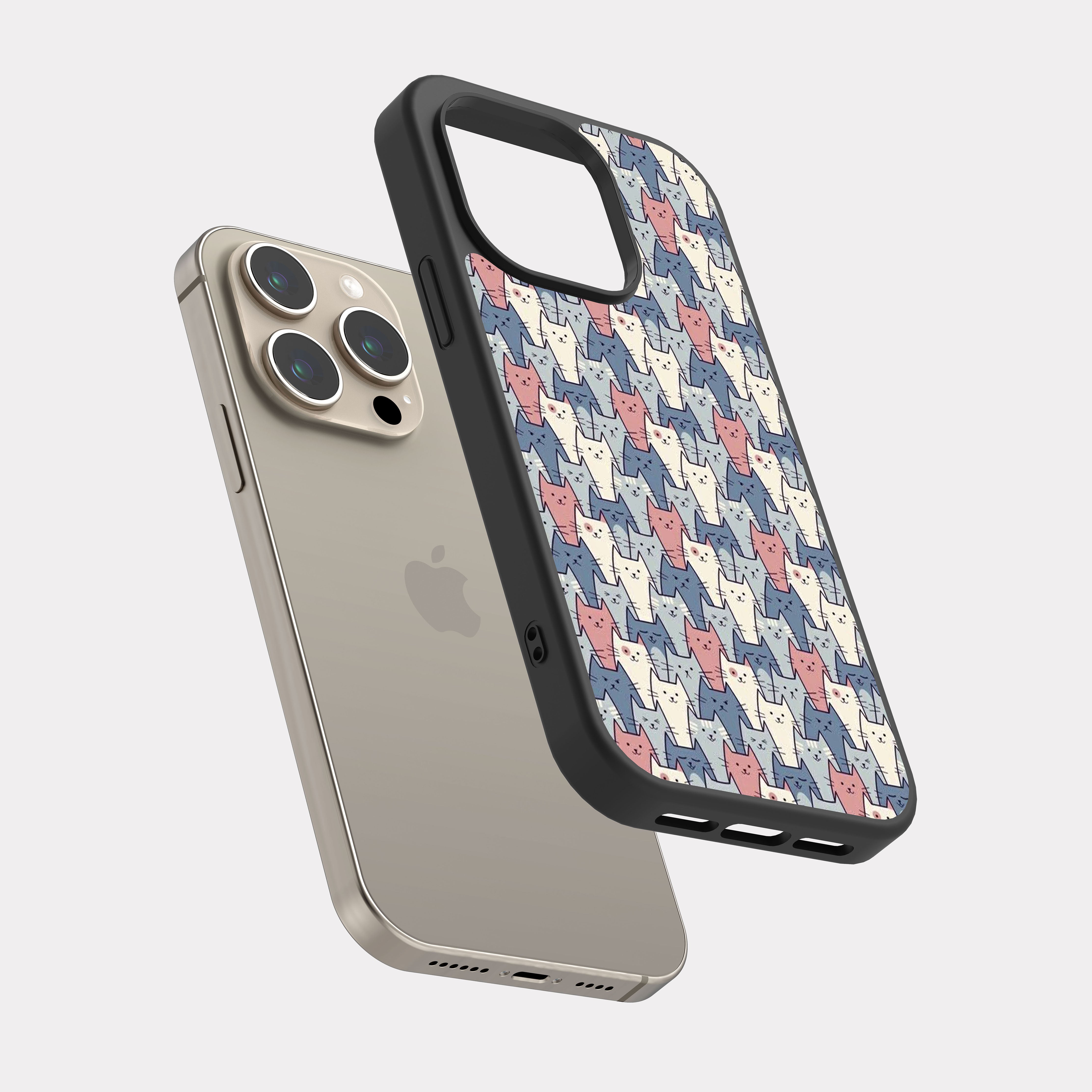iPhone 15 Pro case cover Cute Cats