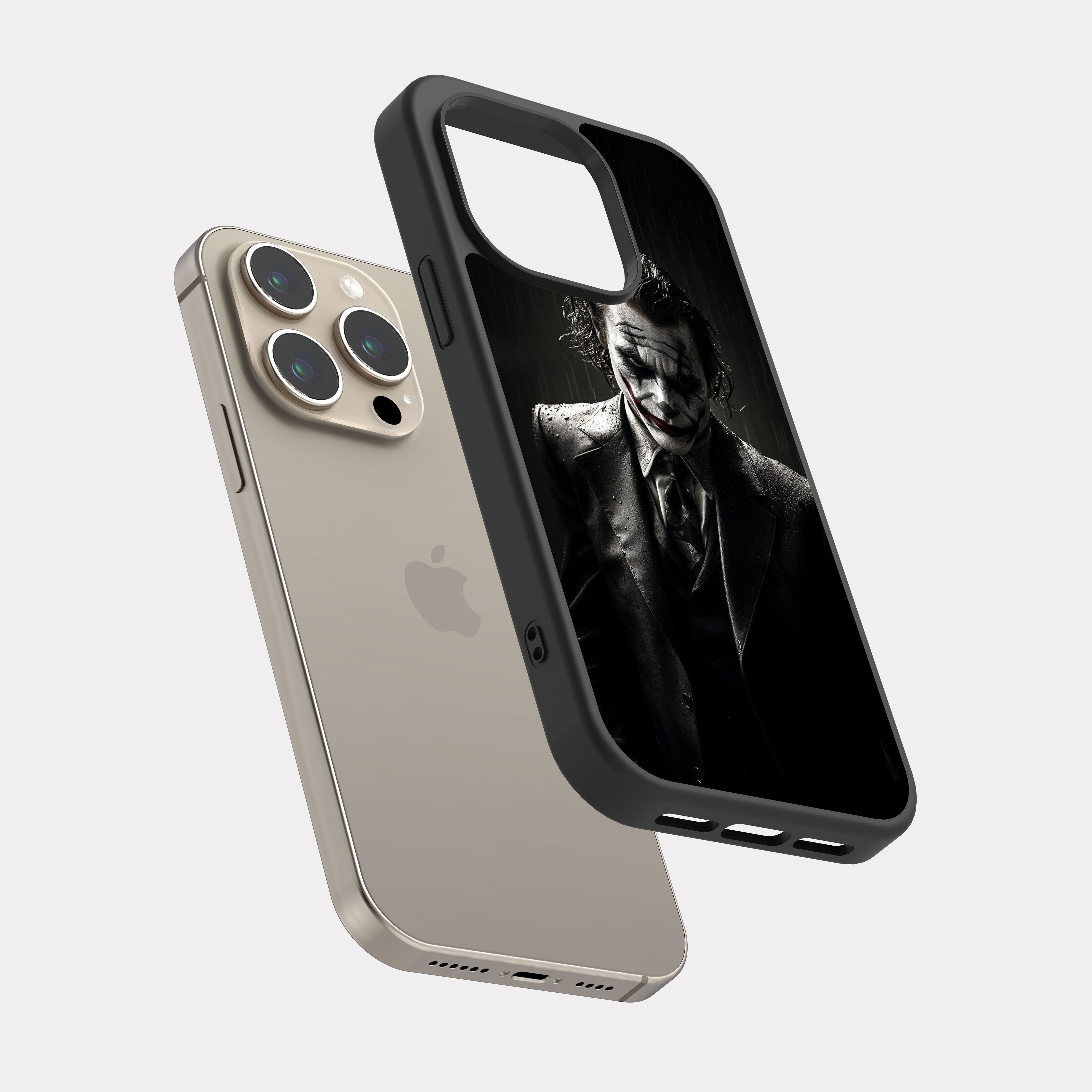 iPhone 15 Pro case cover Joker Black