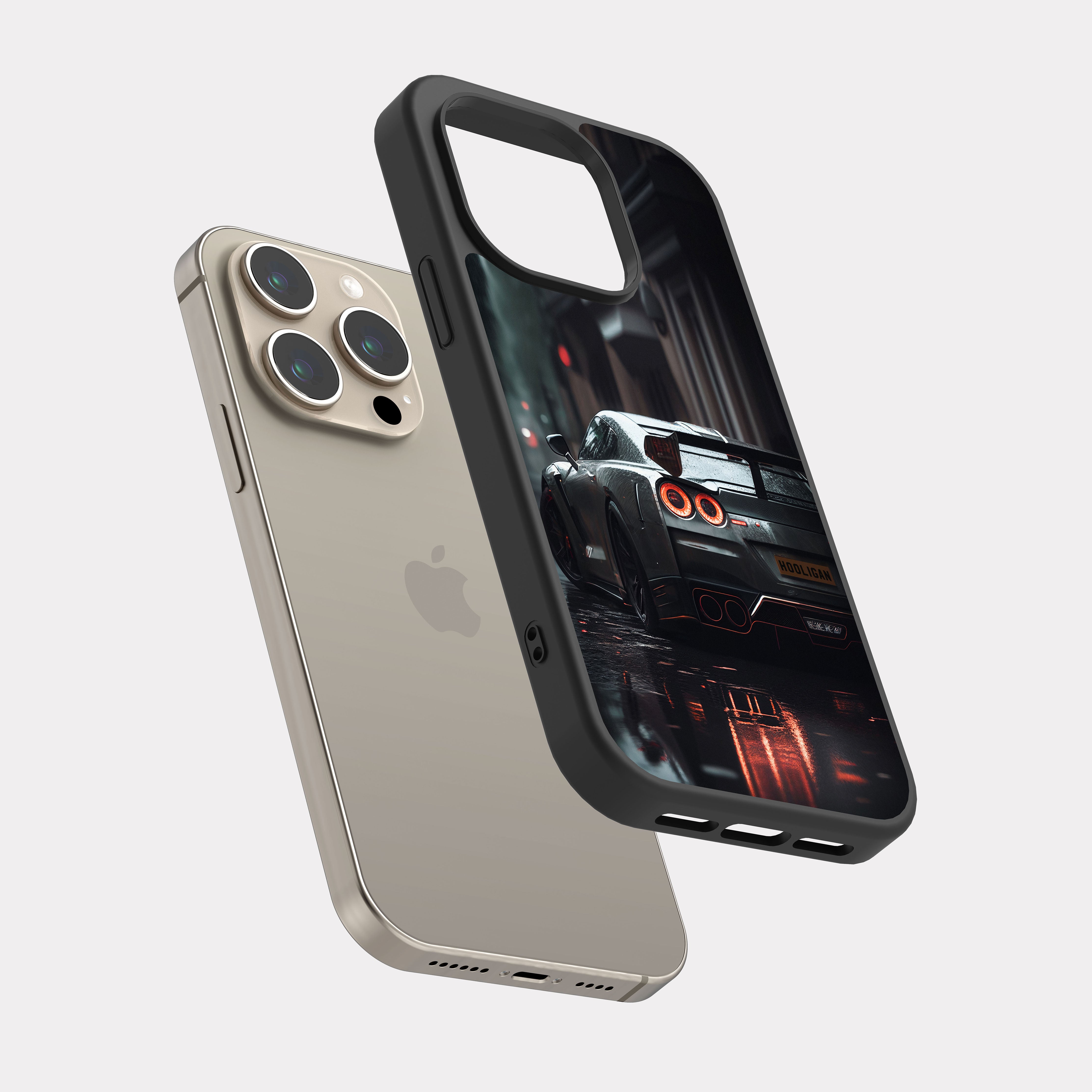 iPhone 15 Pro case cover Nissan GTR Silver