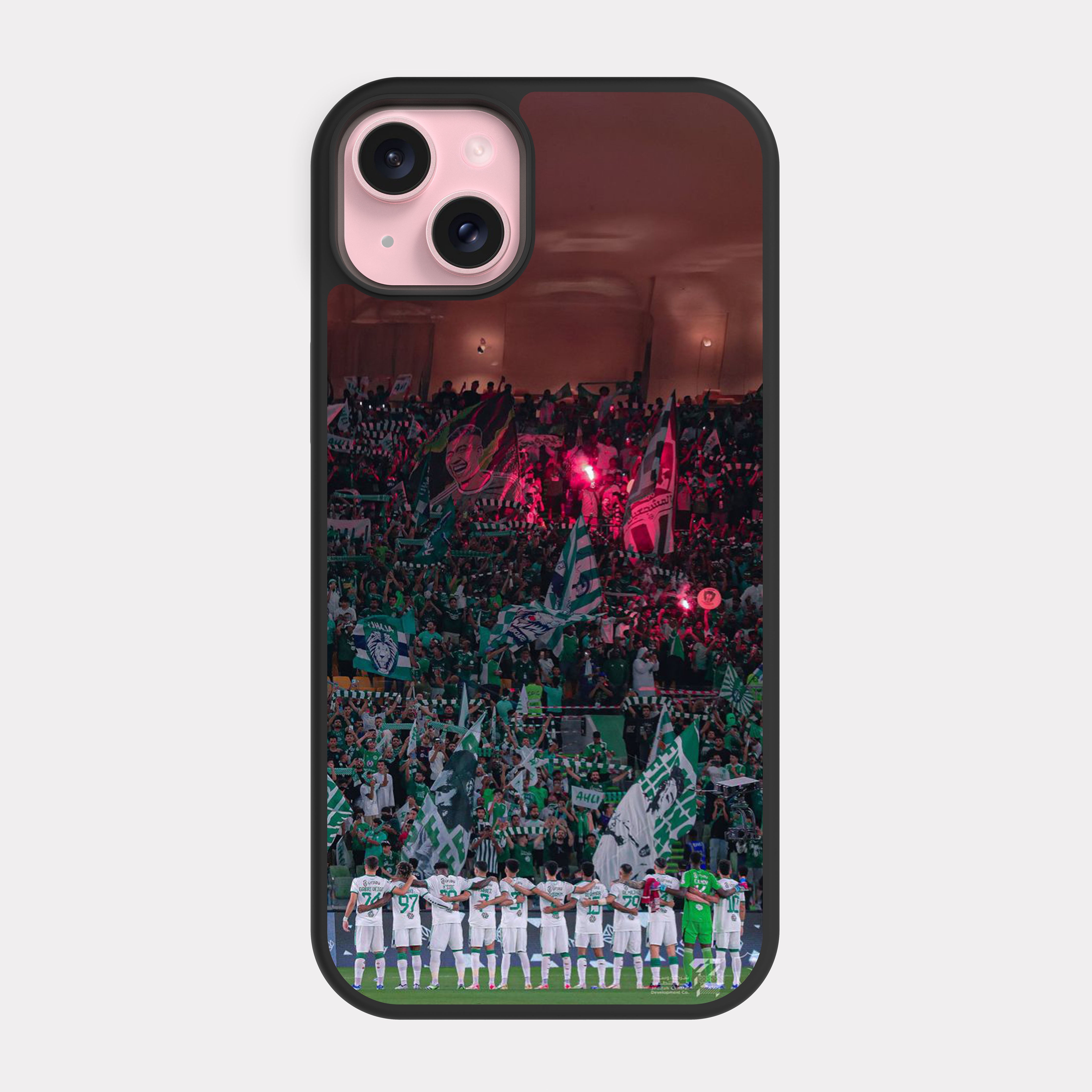 iPhone 15 Plus case cover Alahli Saudi FC White