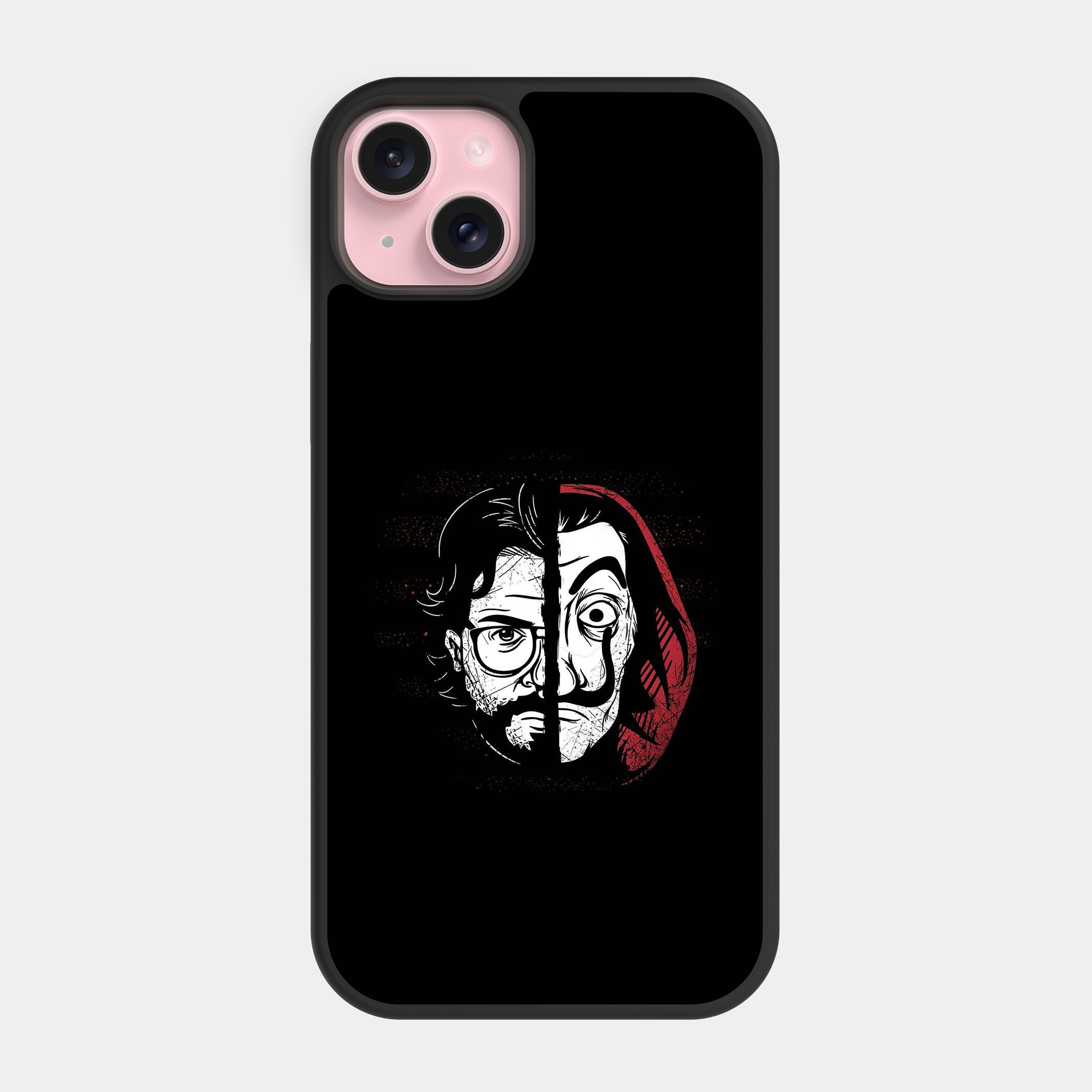 iPhone 15 Plus case cover La Casa de Papel Professor White