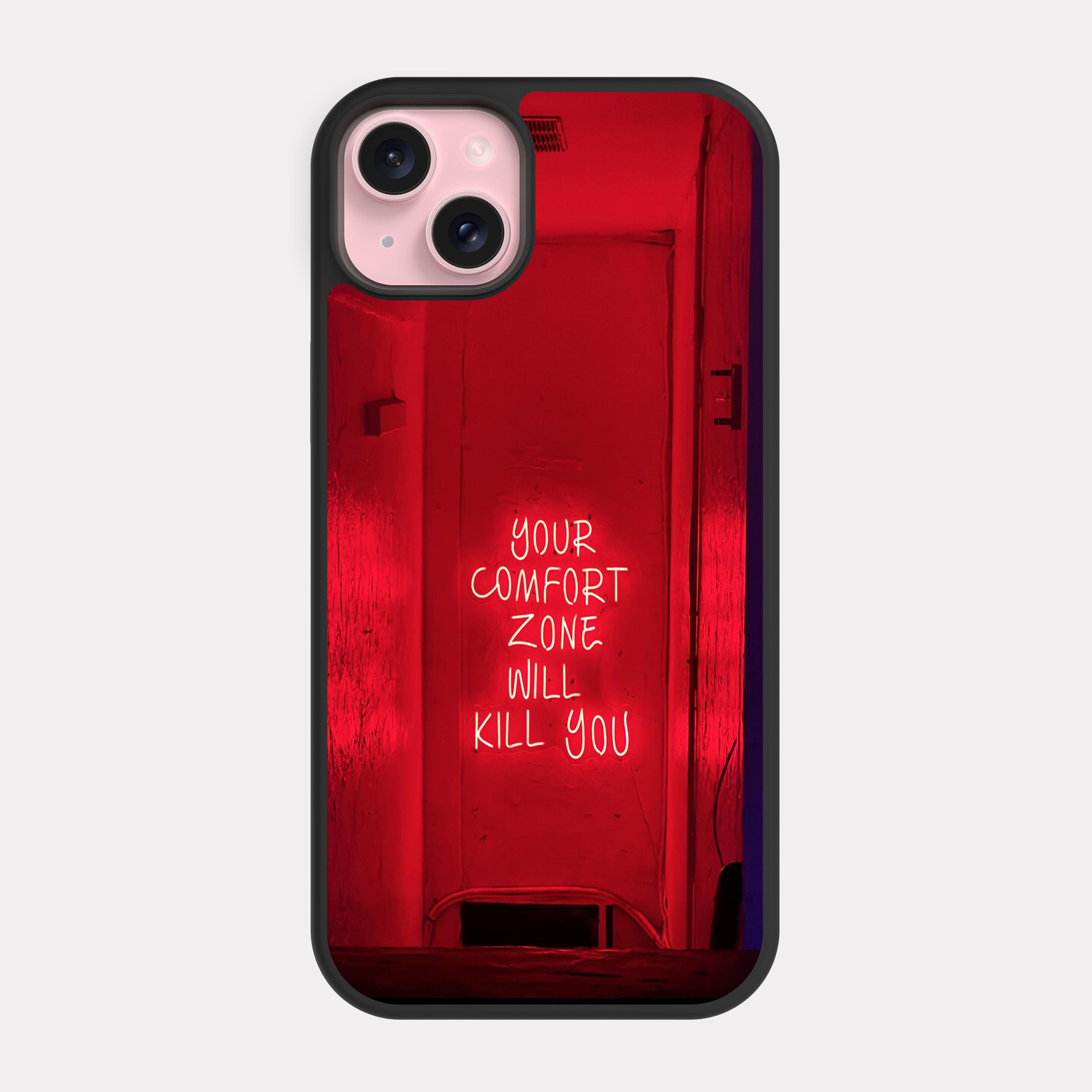 iPhone 15 Plus case cover English Quote your comfor zone