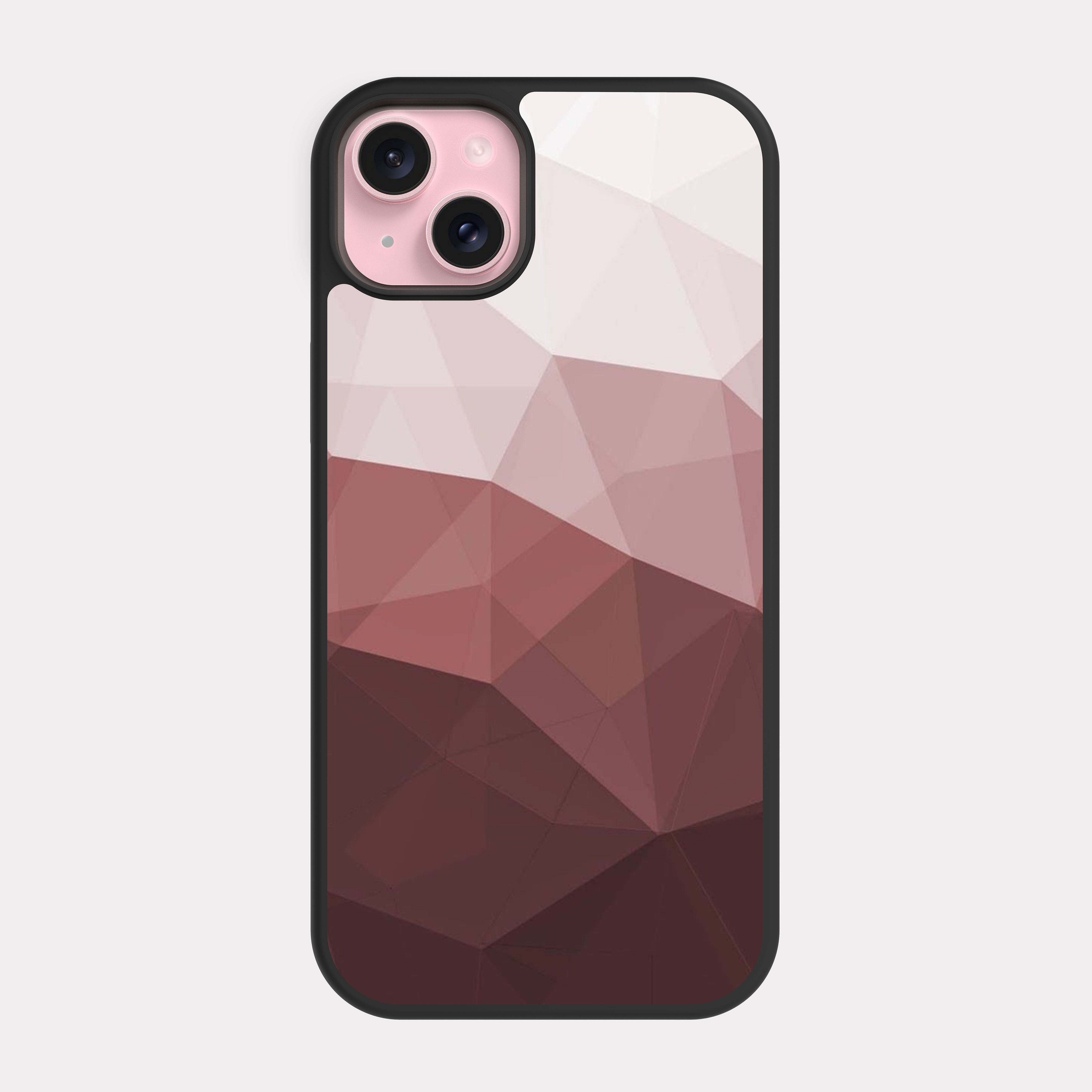 iPhone 15 Plus case cover Abstract Drawing Geometric Pink