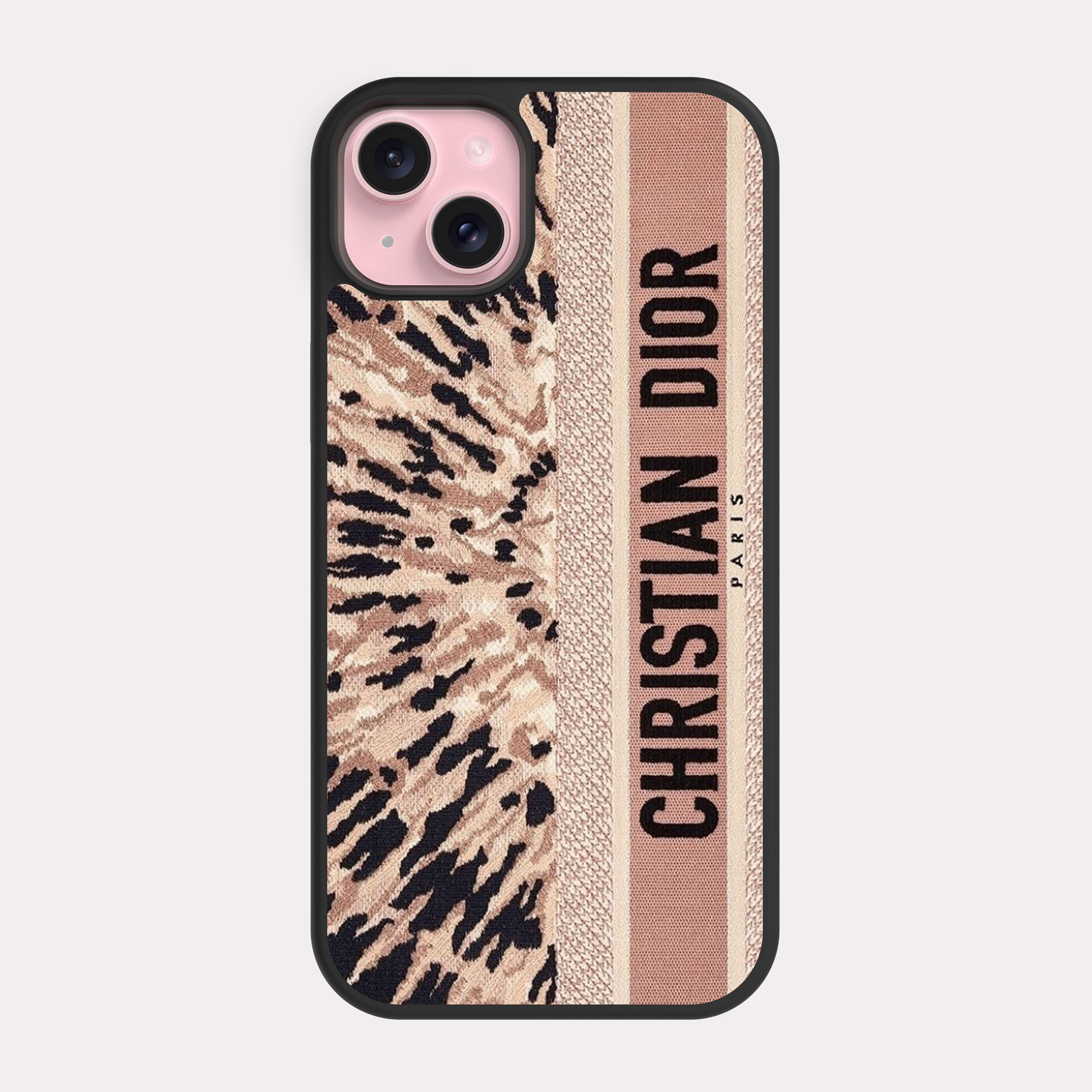 iPhone 15 Plus case cover Christian Dior Pink
