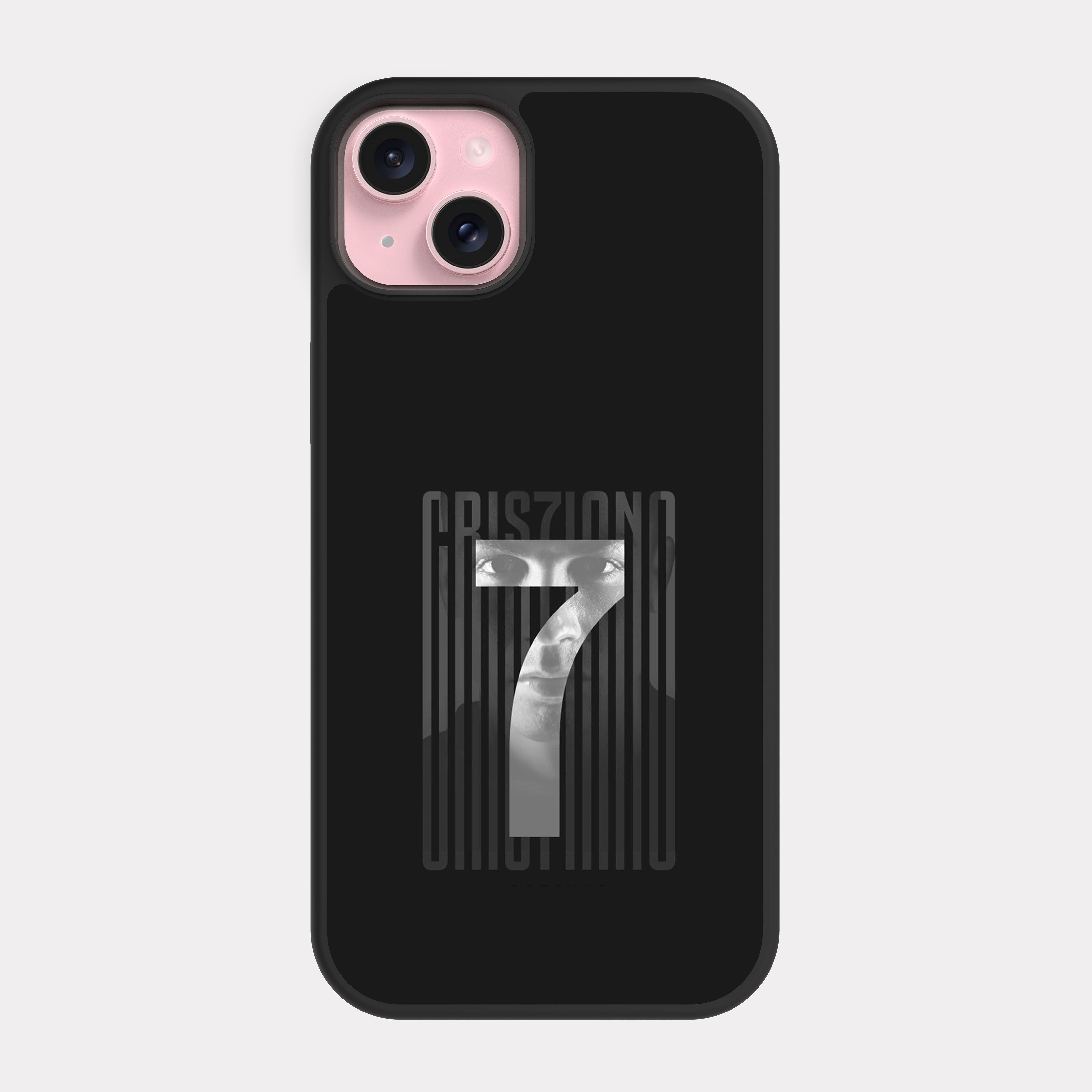 iPhone 15 Plus case cover Cristiano Ronaldo Black