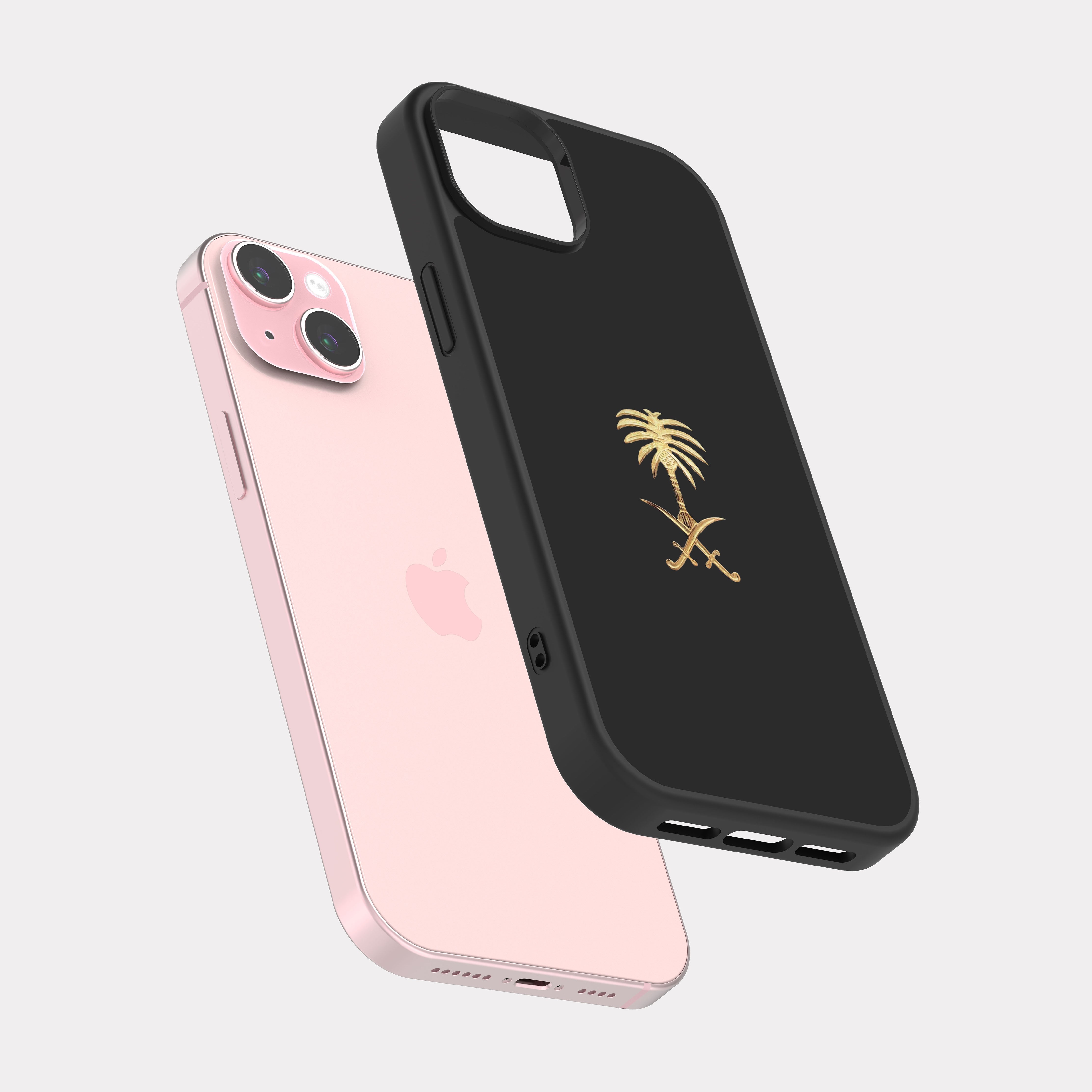 iPhone 15 Plus case cover Gold Saudi Arabia icon