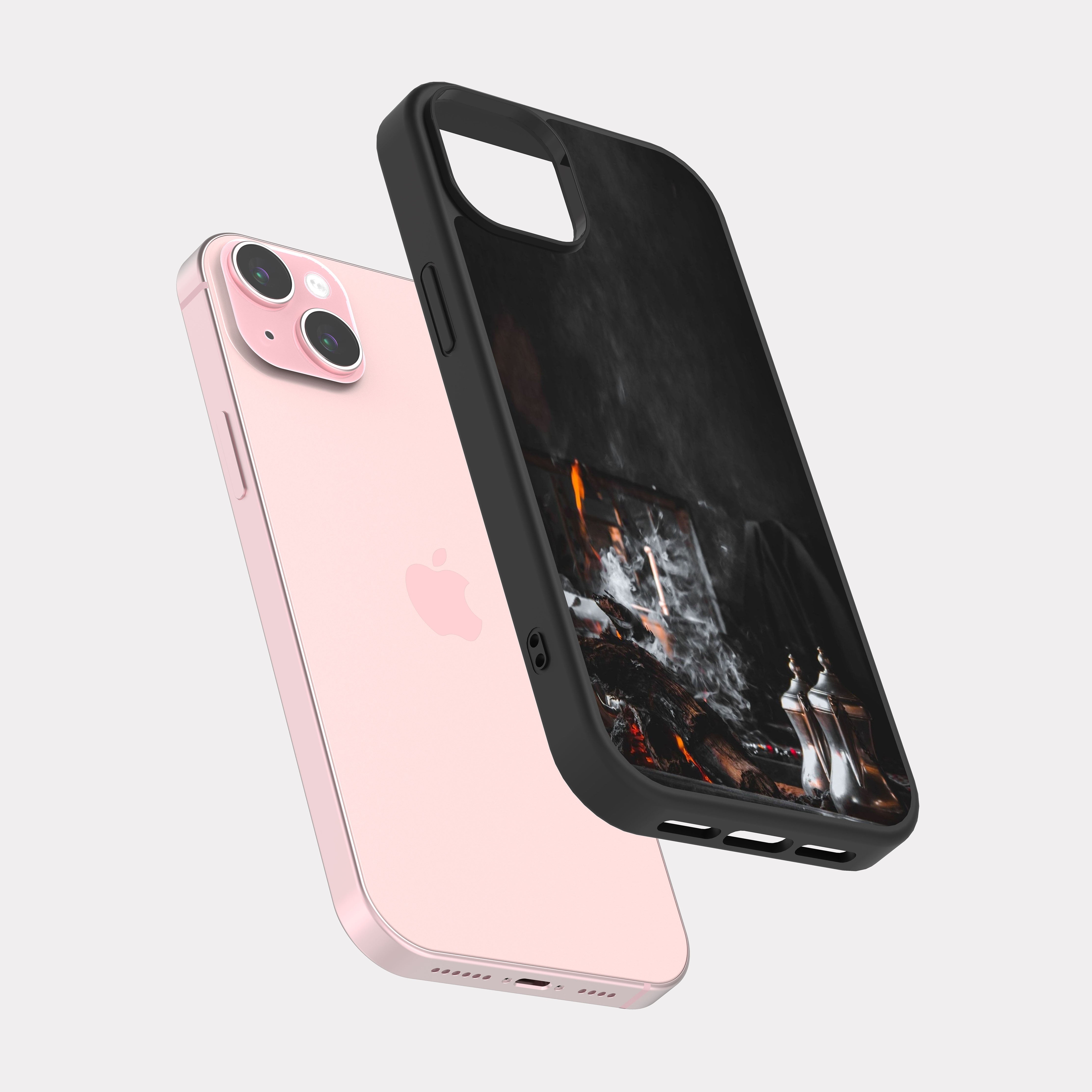 iPhone 15 Plus case cover Dalah And Arabic Coffee Black