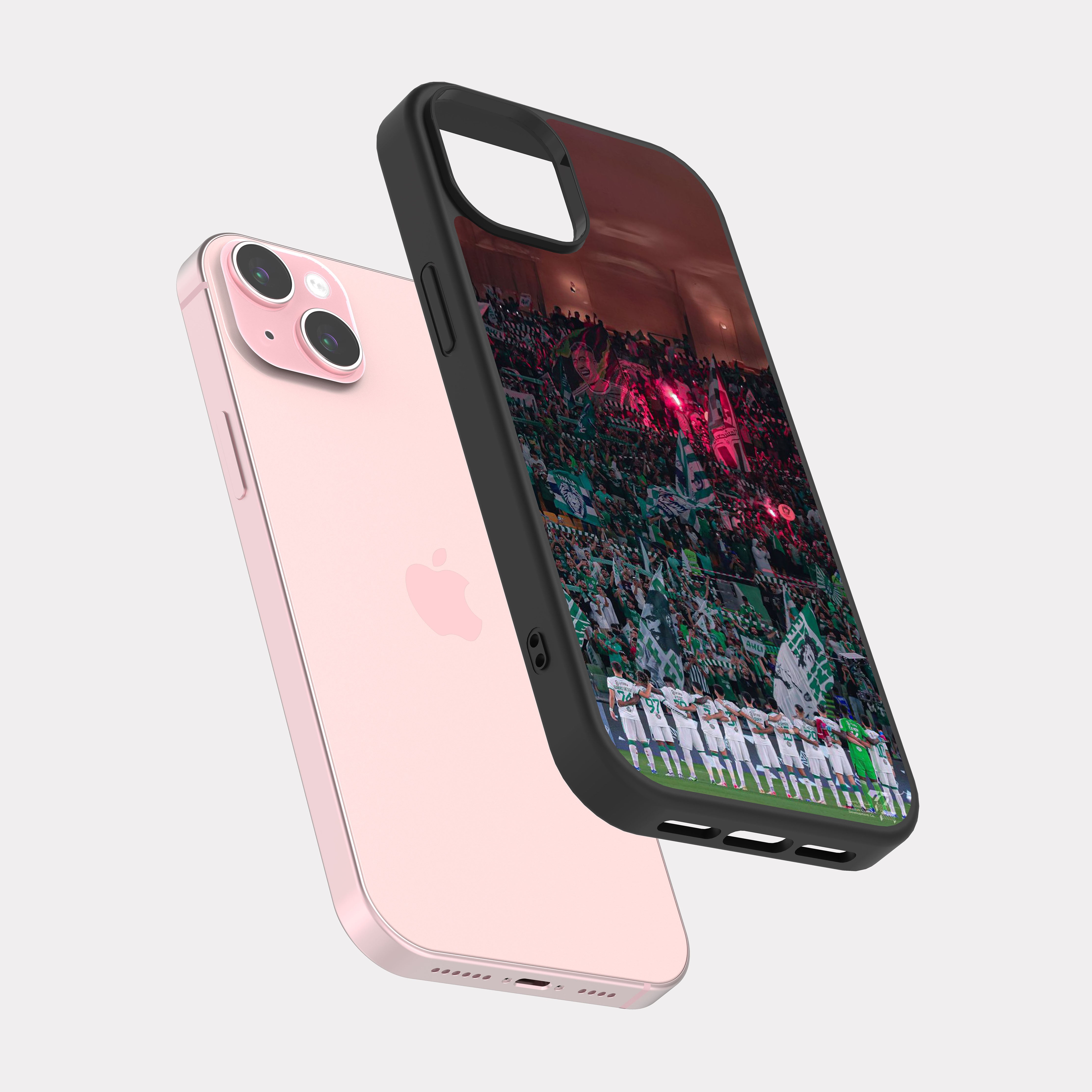 iPhone 15 Plus case cover Alahli Saudi FC White