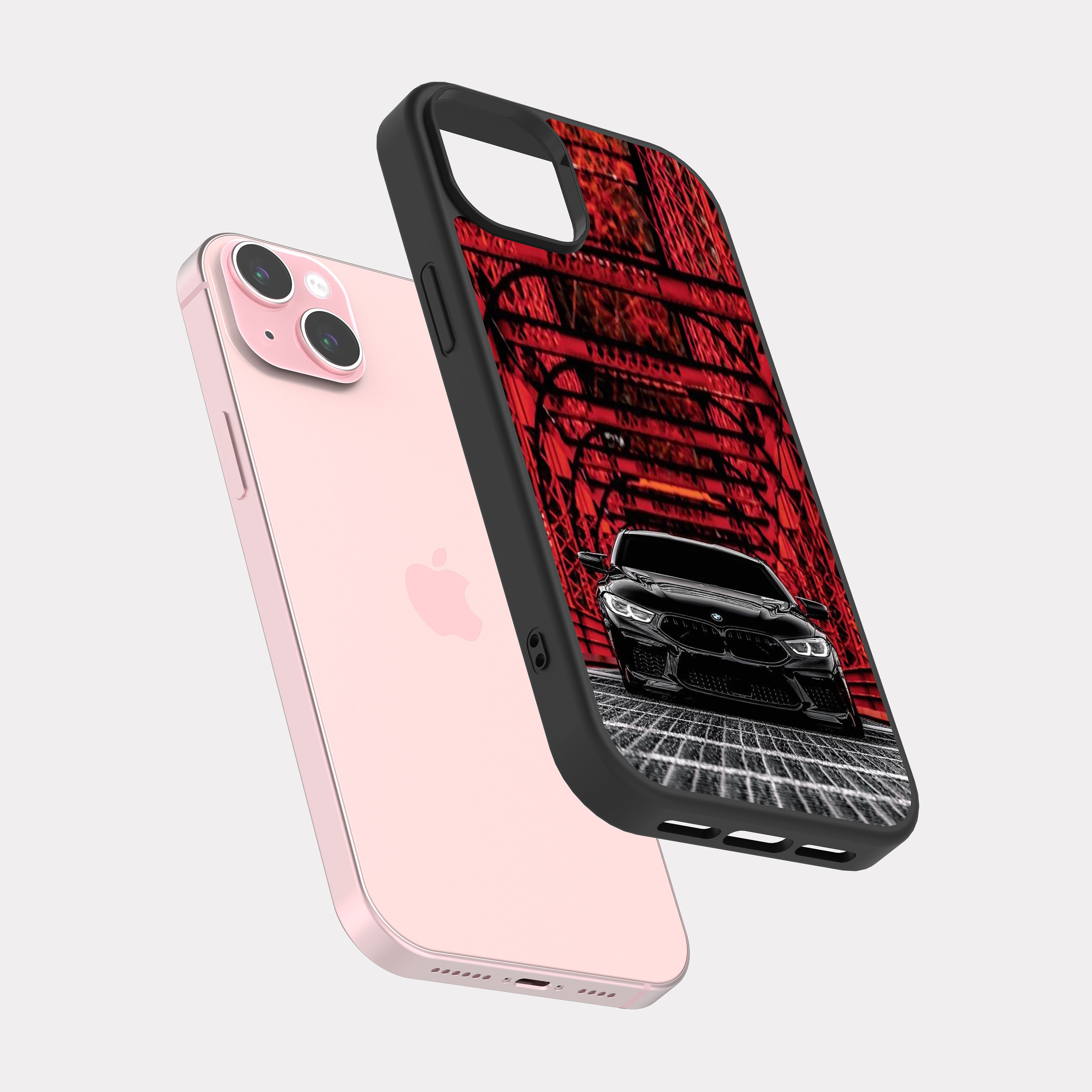 iPhone 15 Plus case cover BMW M8 Red