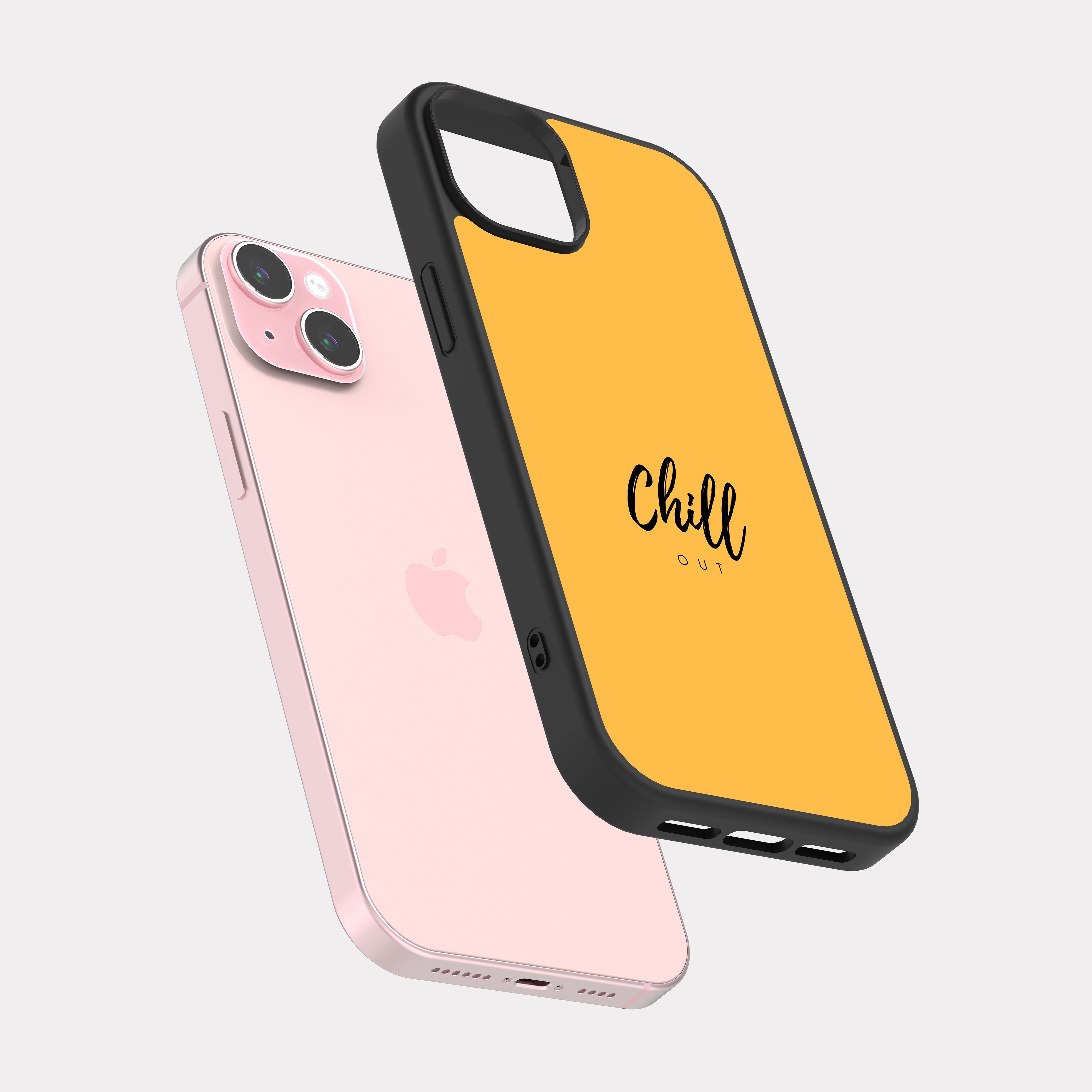 iPhone 15 Plus case cover English Quote Chill Out