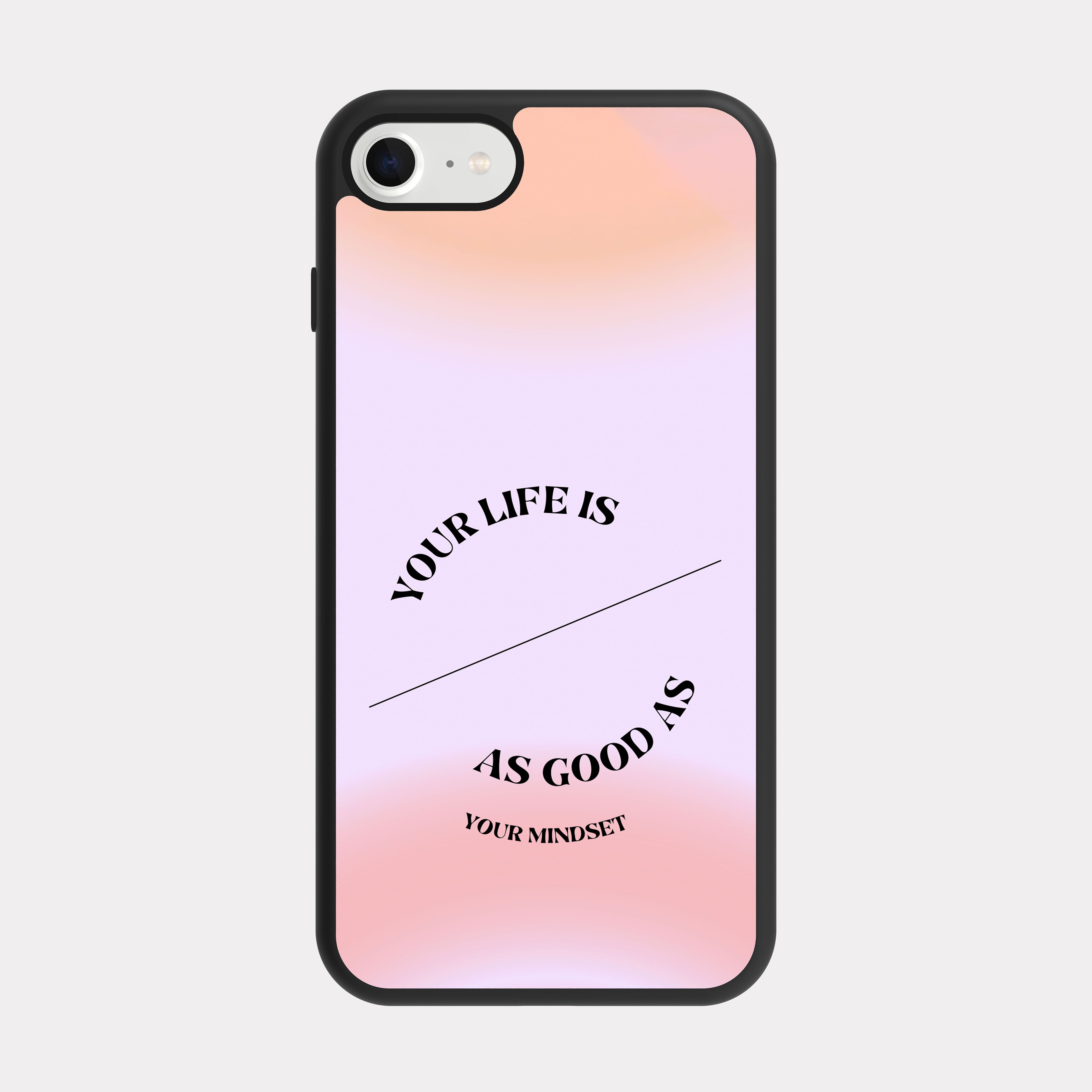 iPhone 7 case cover English Quote your life is as good