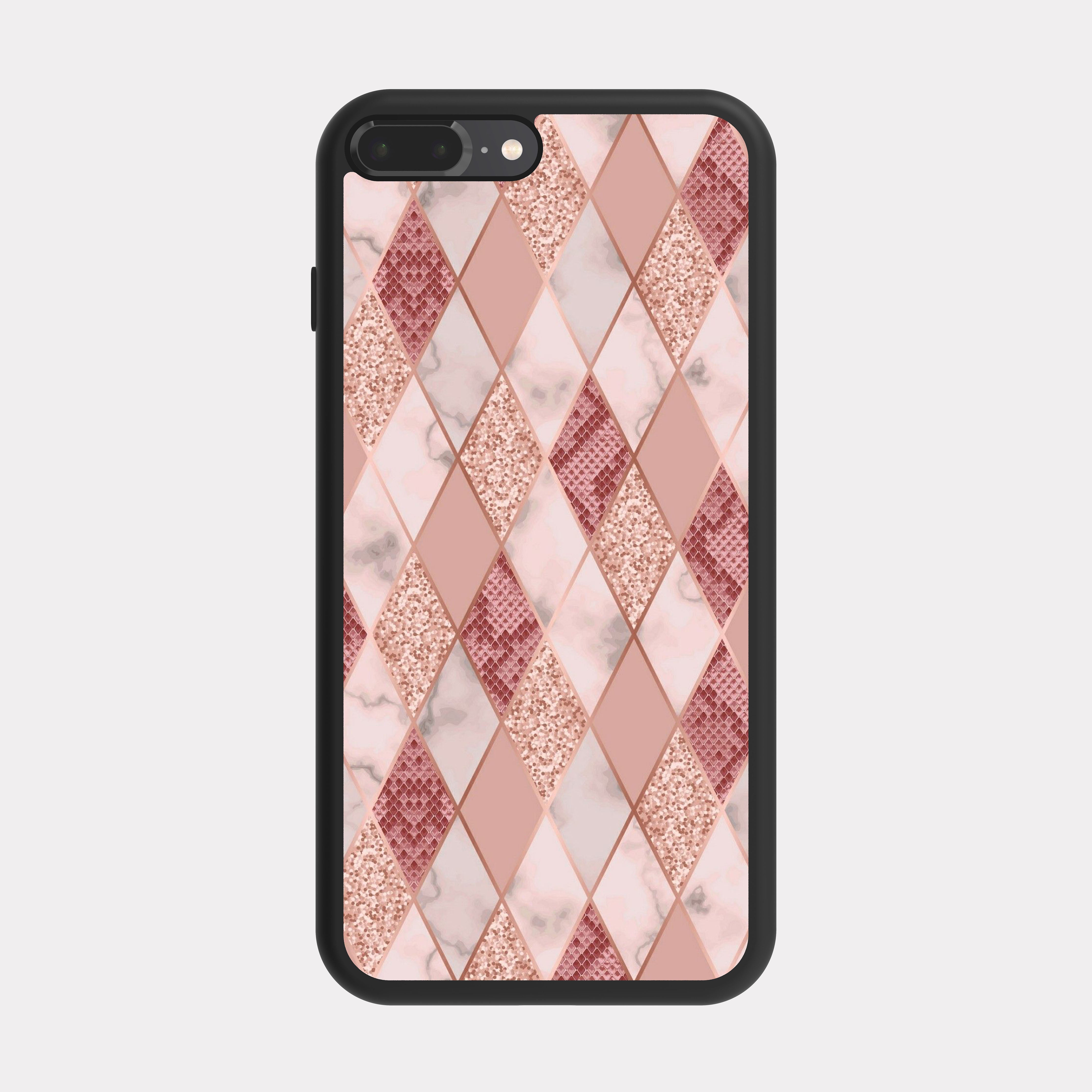 iPhone 7 Plus case cover Marble Pattern Beige