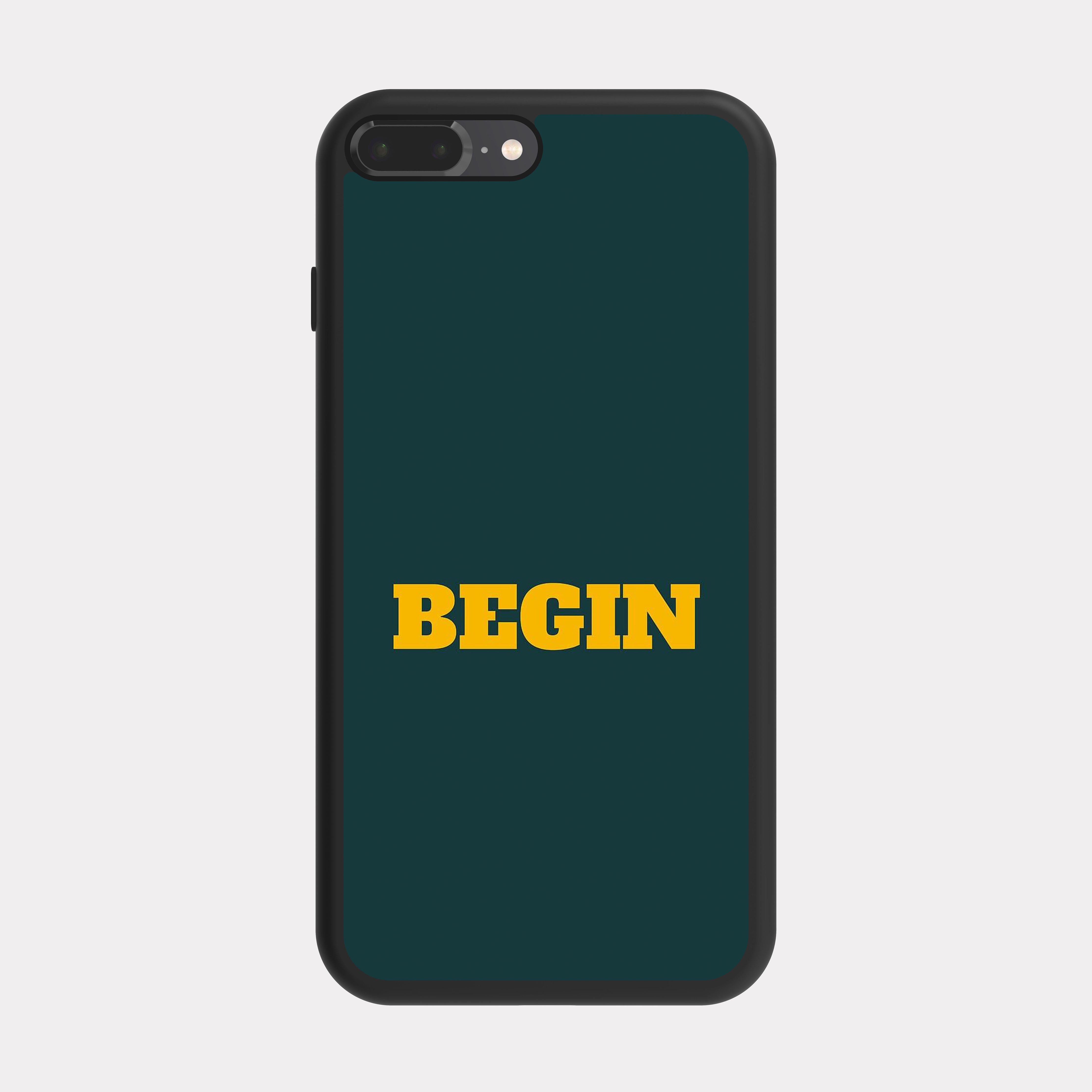 iPhone 7 Plus case cover English Quote Begin