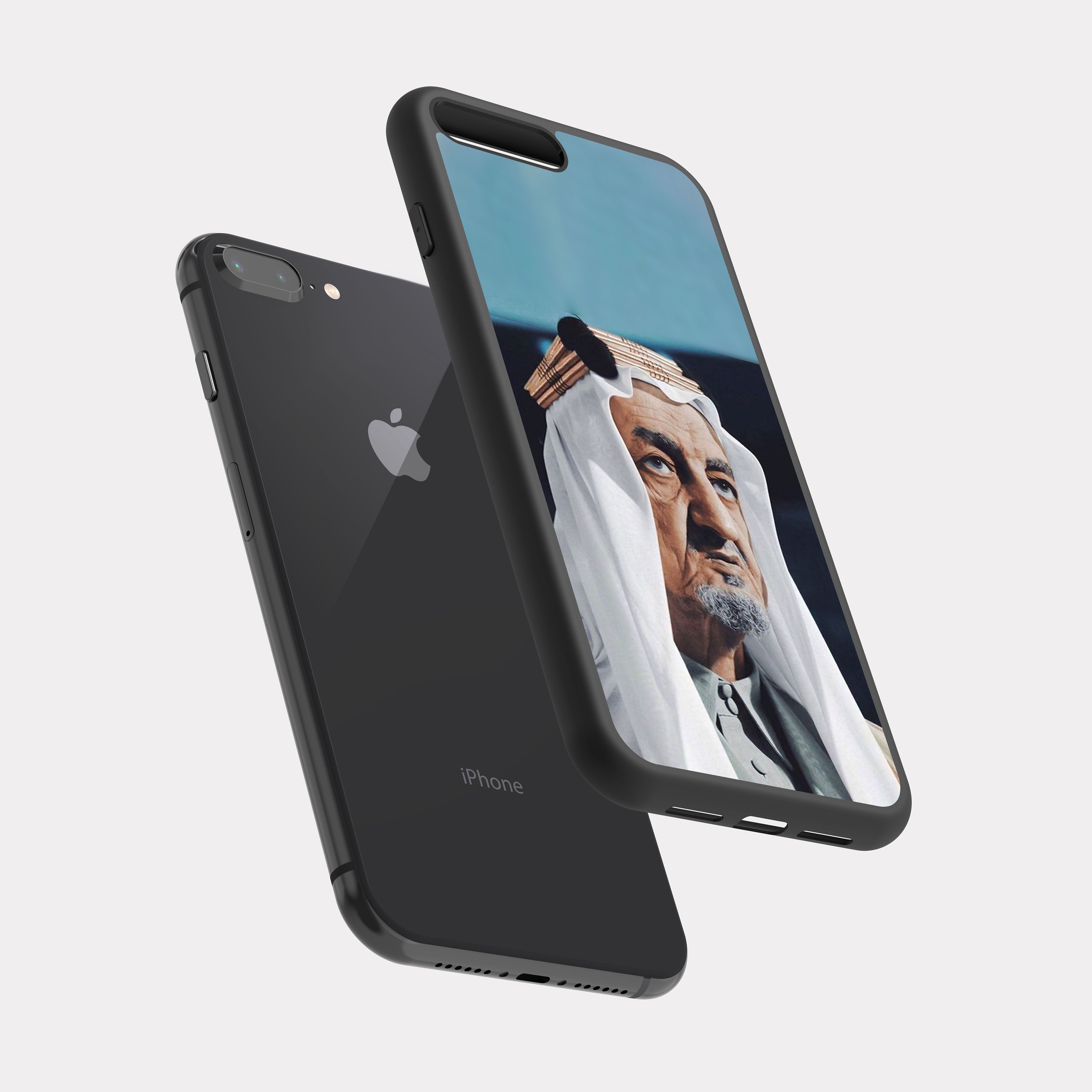 iPhone 7 Plus case cover King Faisal bin Abdulaziz Al Saud Cyan