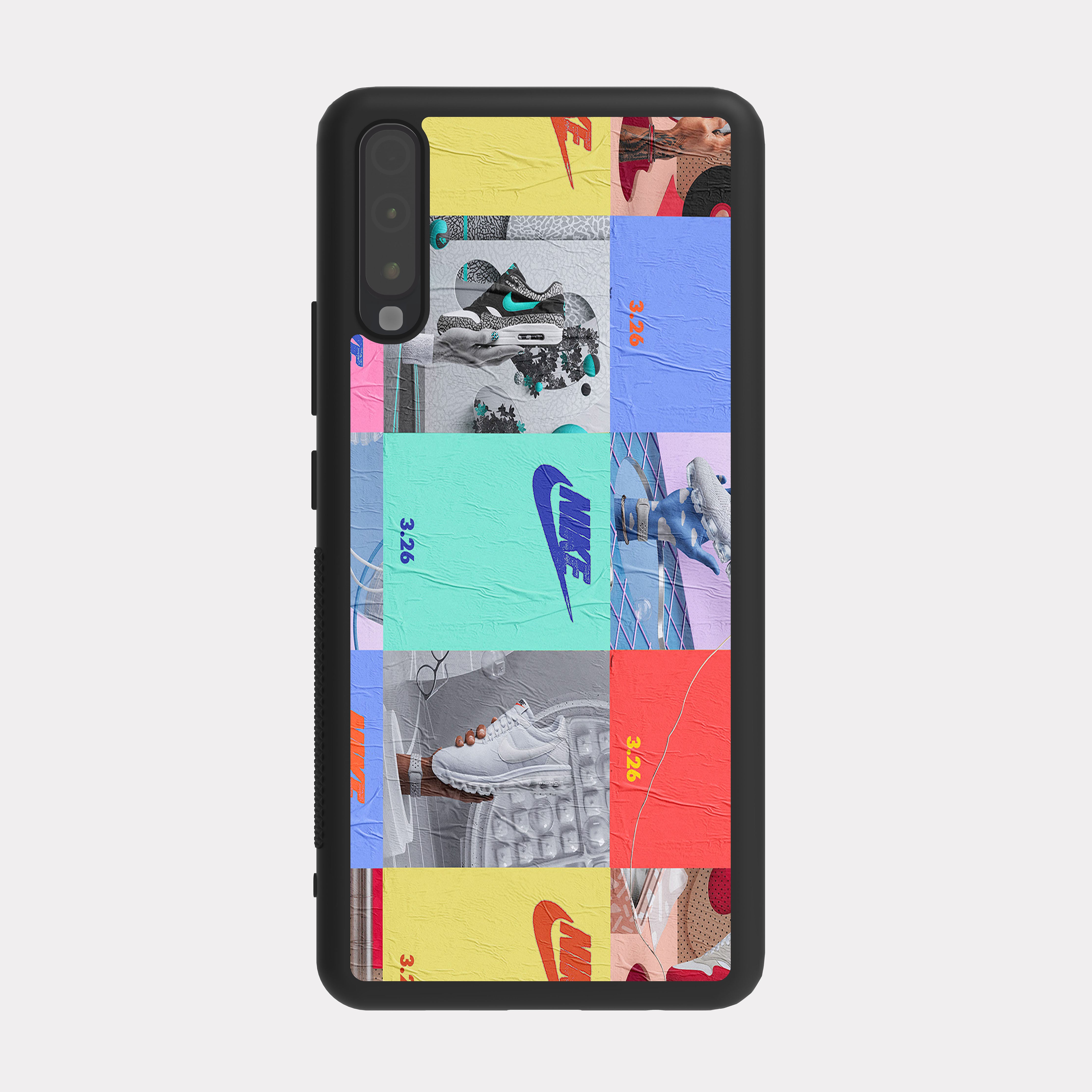 Samsung Galaxy A70 case cover Nike Multicolour