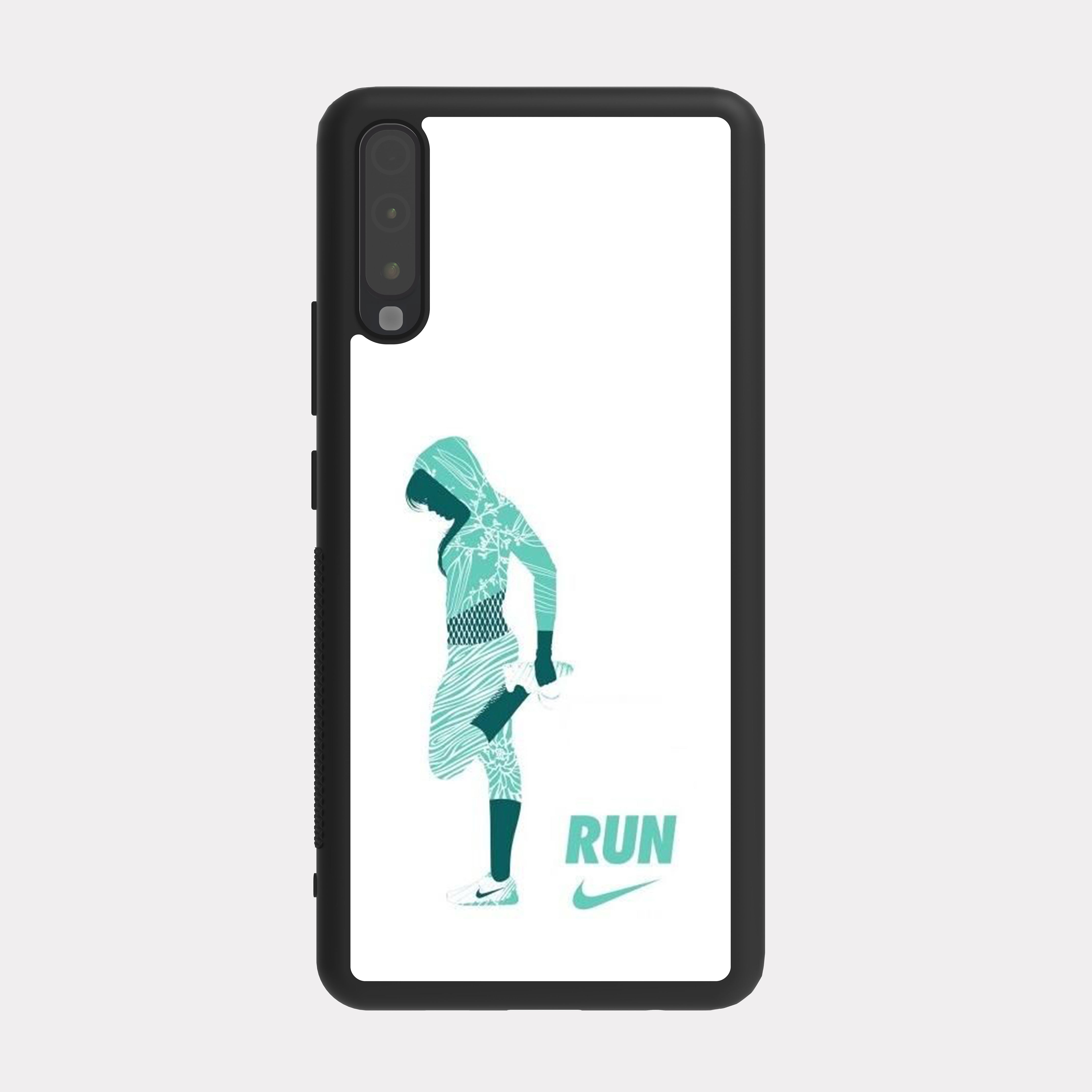 Samsung Galaxy A70 case cover Nike White Blue