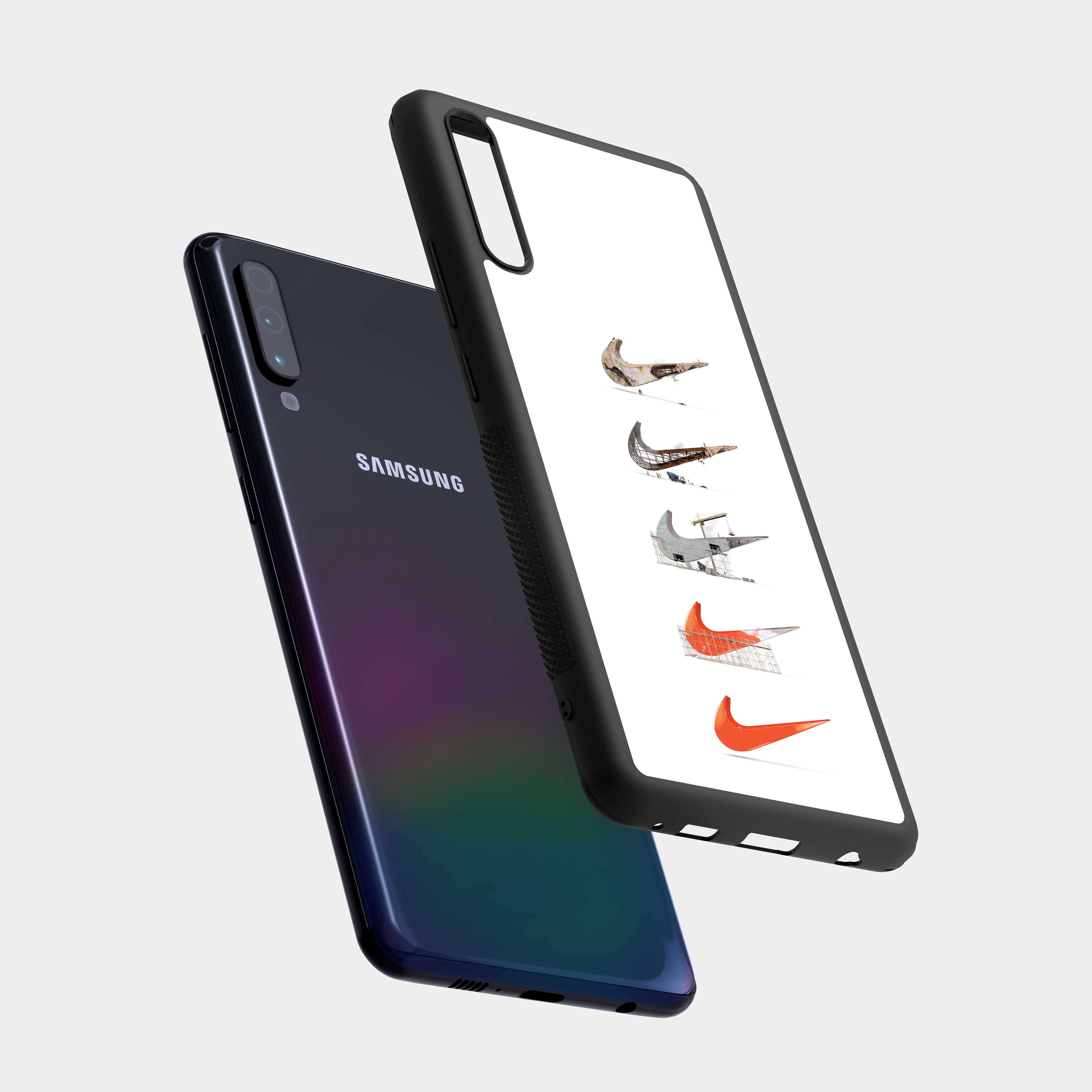 Samsung Galaxy A70 case cover Nike White