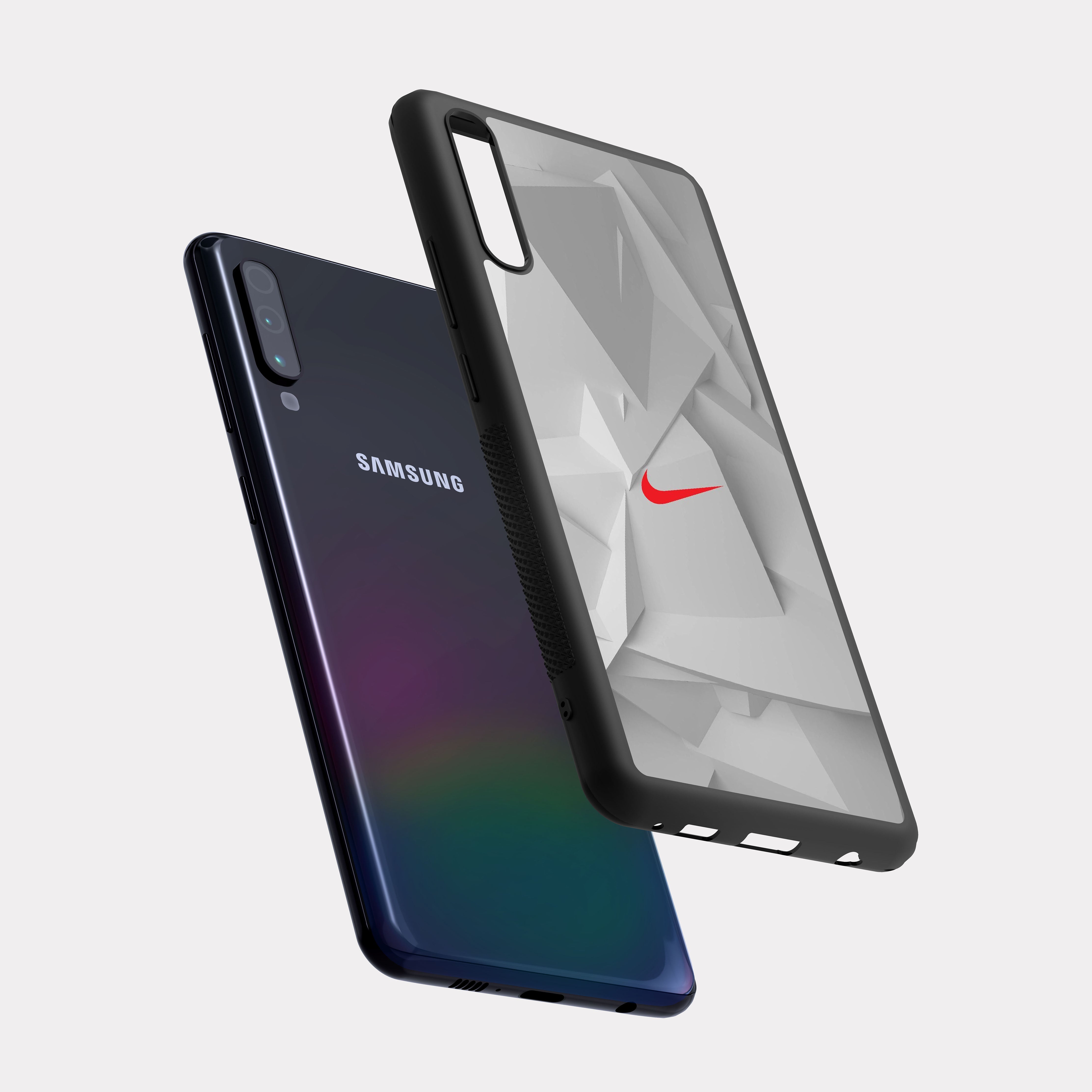 Samsung Galaxy A70 case cover Nike Red Gray