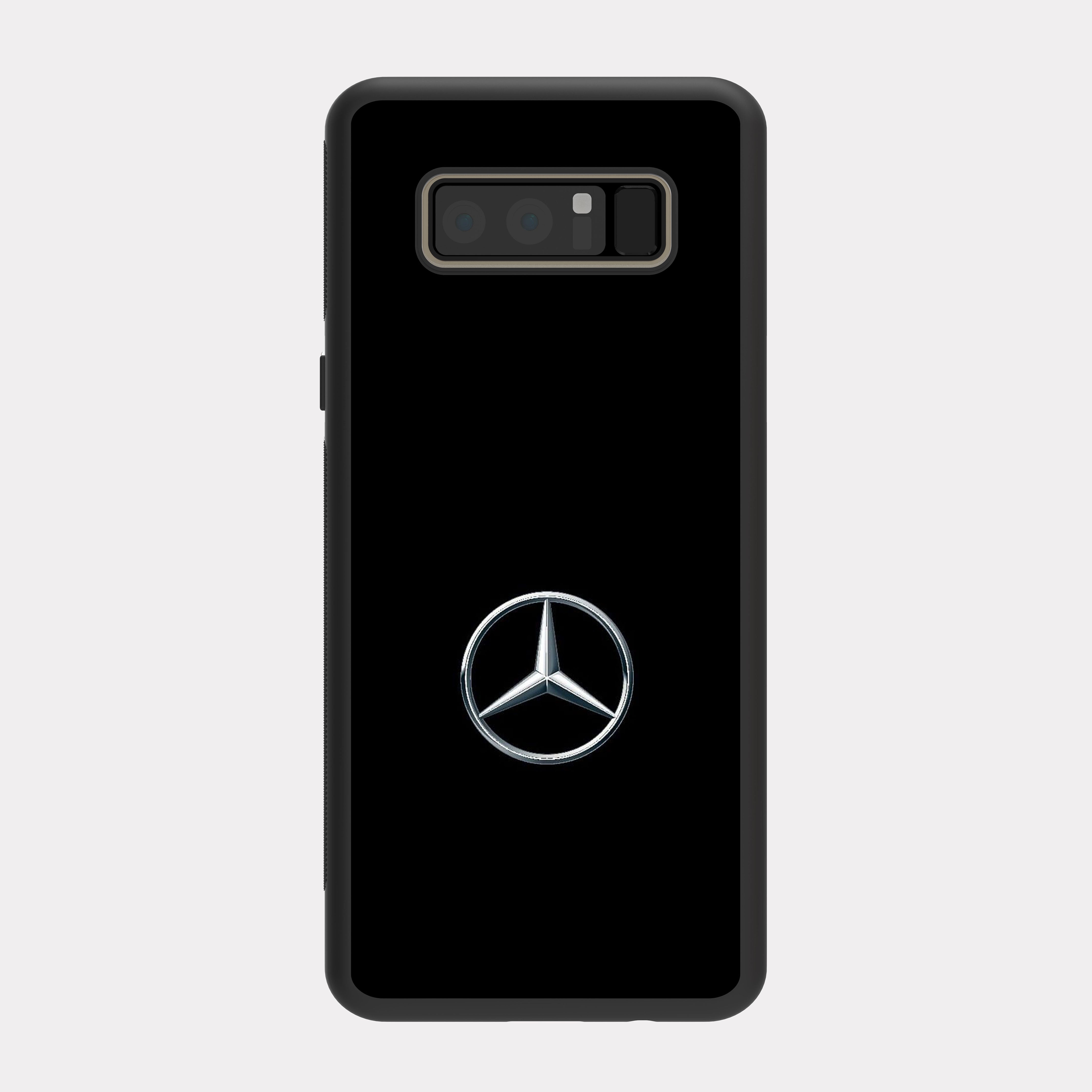 Samsung Galaxy Note 8 case cover Mercedes Icon White