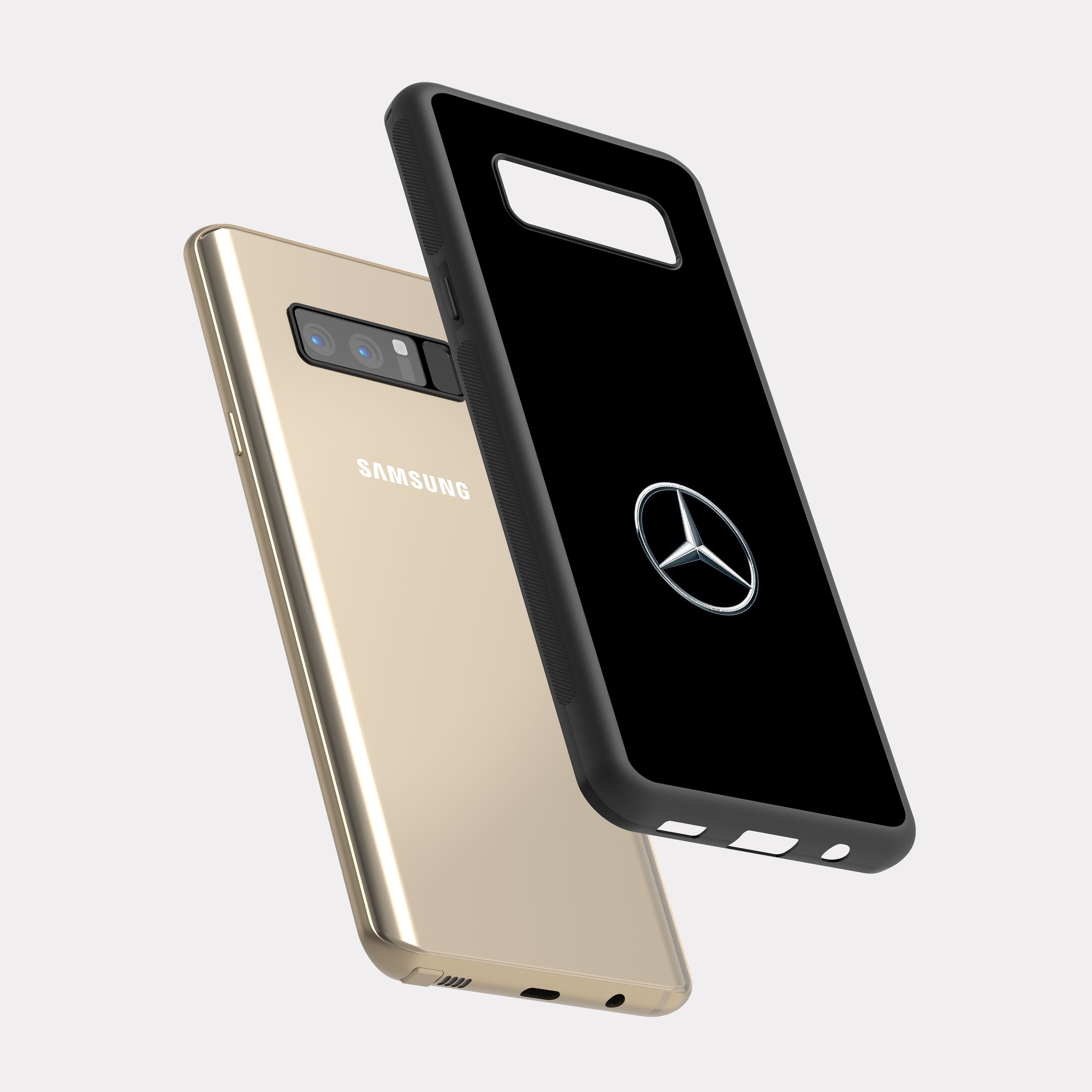 Samsung Galaxy Note 8 case cover Mercedes Icon White