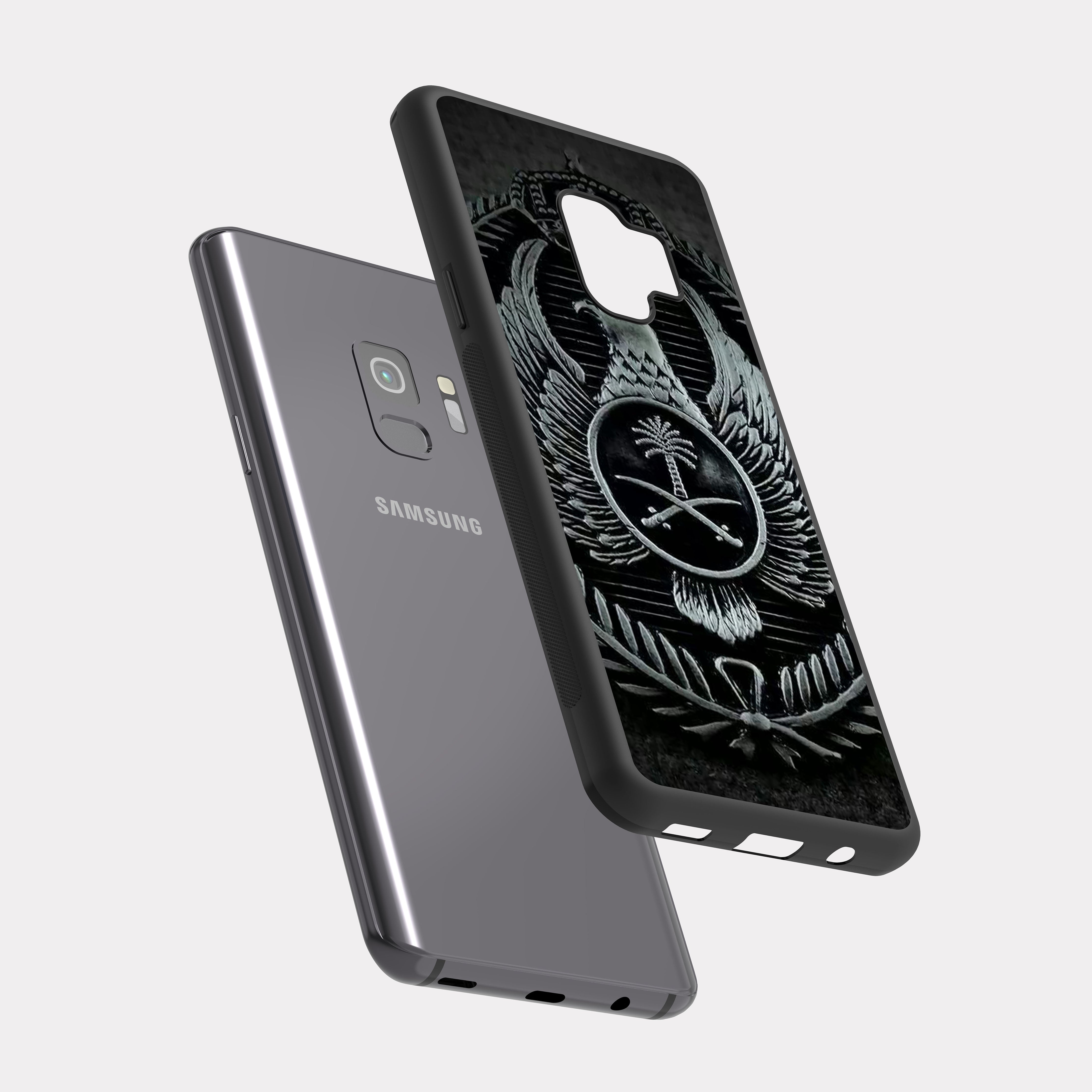 Samsung Galaxy S9 case cover The Great Saudi Arabia Grey